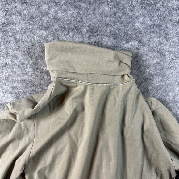 Lululemon Ultra Soft Nulu Turtleneck Bodysuit RVSN River Stone Grey Tan Size S - Picture 2 of 10